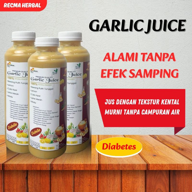 

juice garlic untuk diabet 250ml