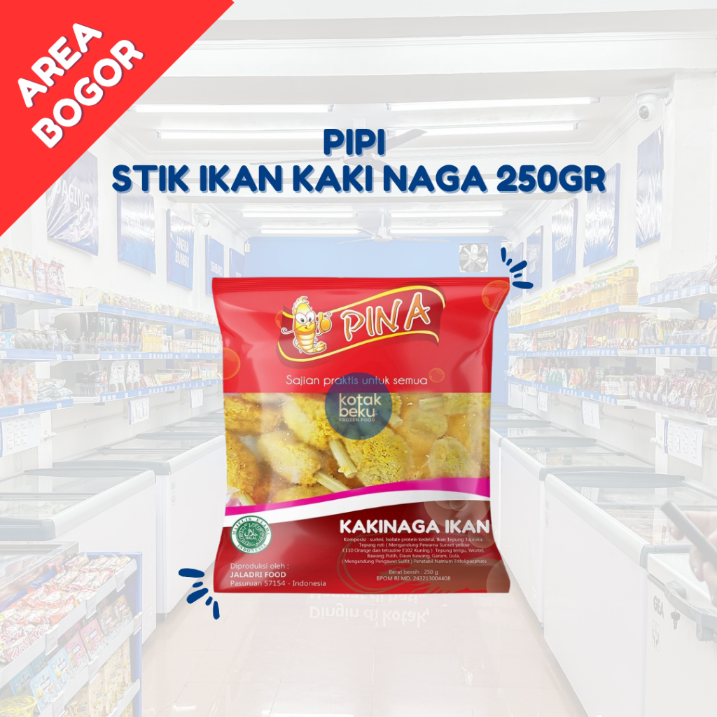 

PIPI STIK IKAN KAKI NAGA 250GR