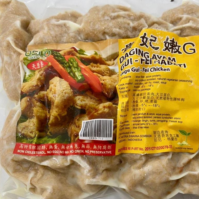 

Vegetarian Daging Ayam Nabati OSLO 450Gr Gui Fei