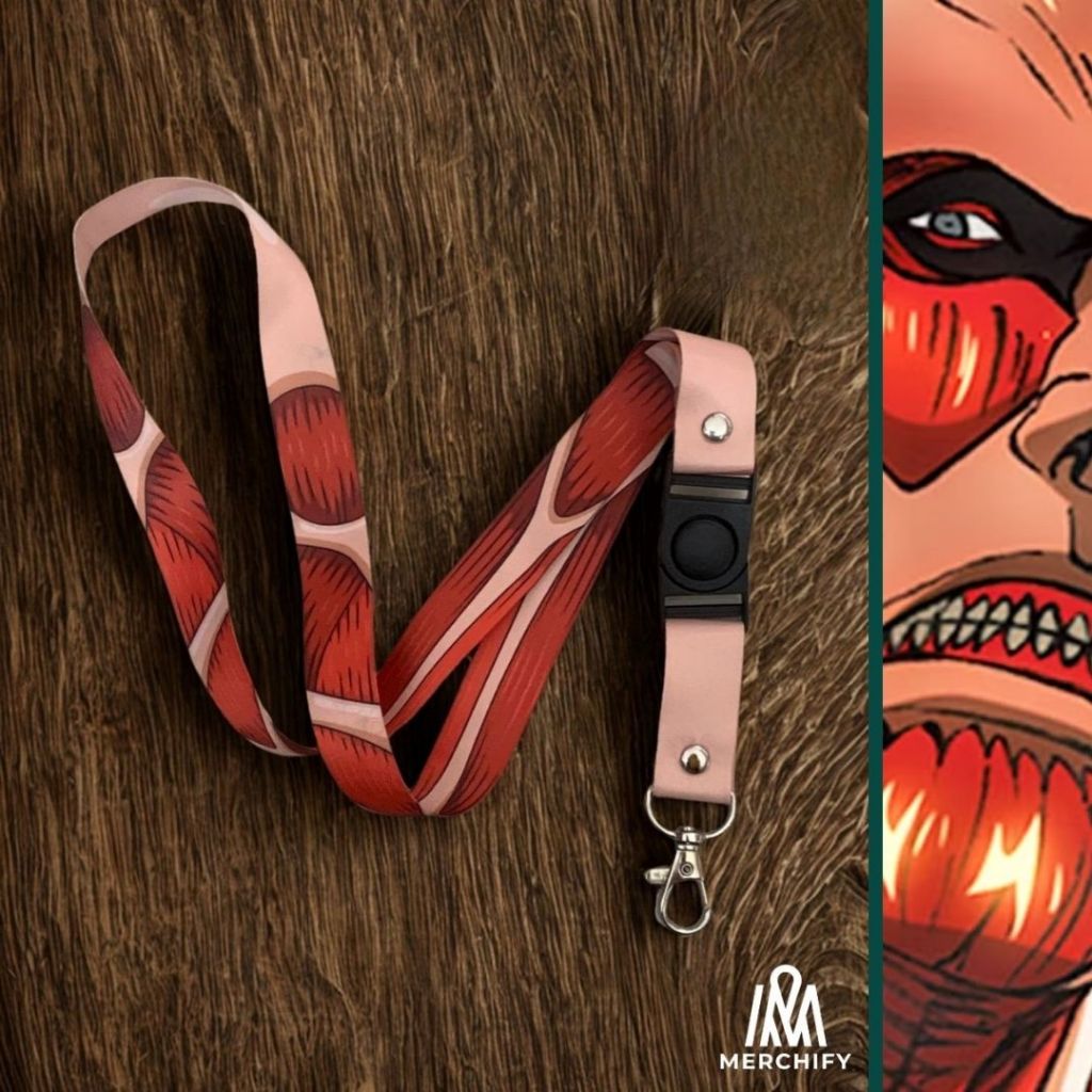 

Lanyard Attack On Titan AOT Anime Merchandise Tali ID Card (unofficial)