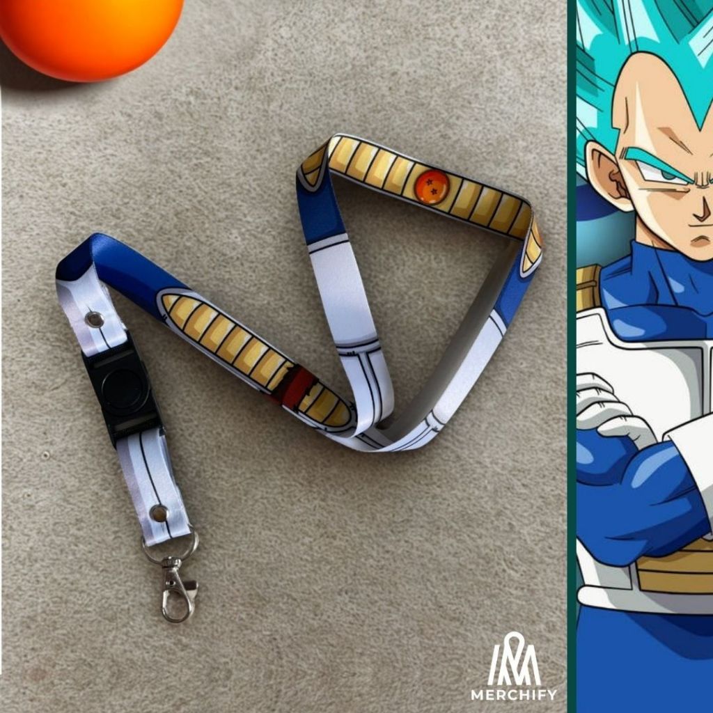 

Lanyard VEGETA Dragon Ball Anime Merchandise Tali ID Card (unofficial)