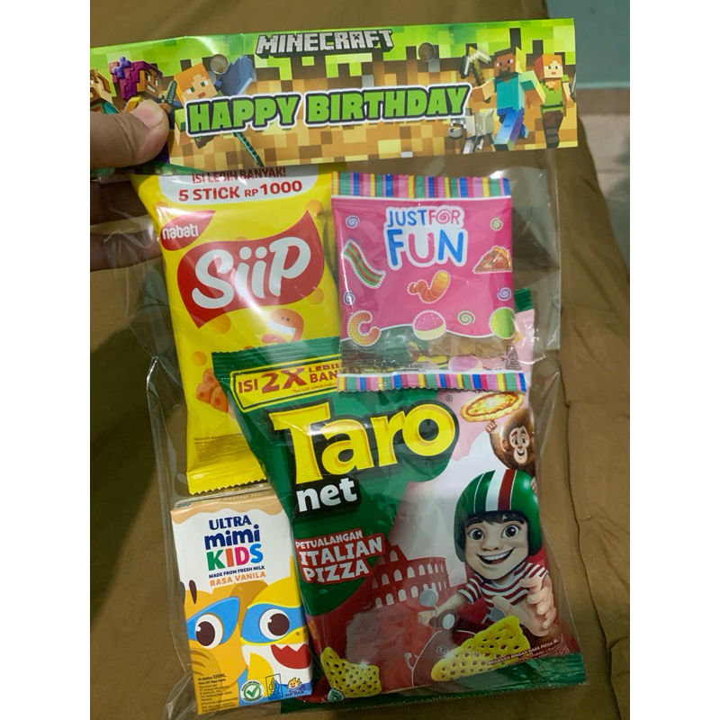 

[READY BANJARMASIN] BINGKISAN SNACK ULTAH ANAK | BIRTHDAY ANAK | SNACK ULANG TAHUN