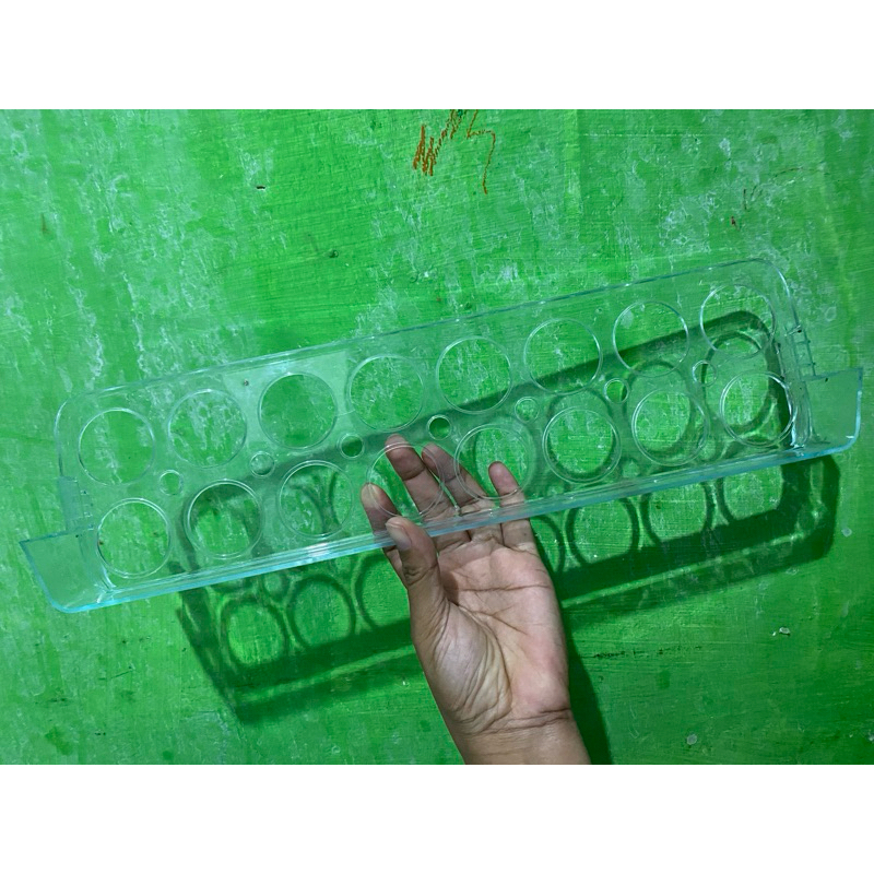 Rak kulkas polytron 1 pintu second, rak lengkap kecuali tutup freezer