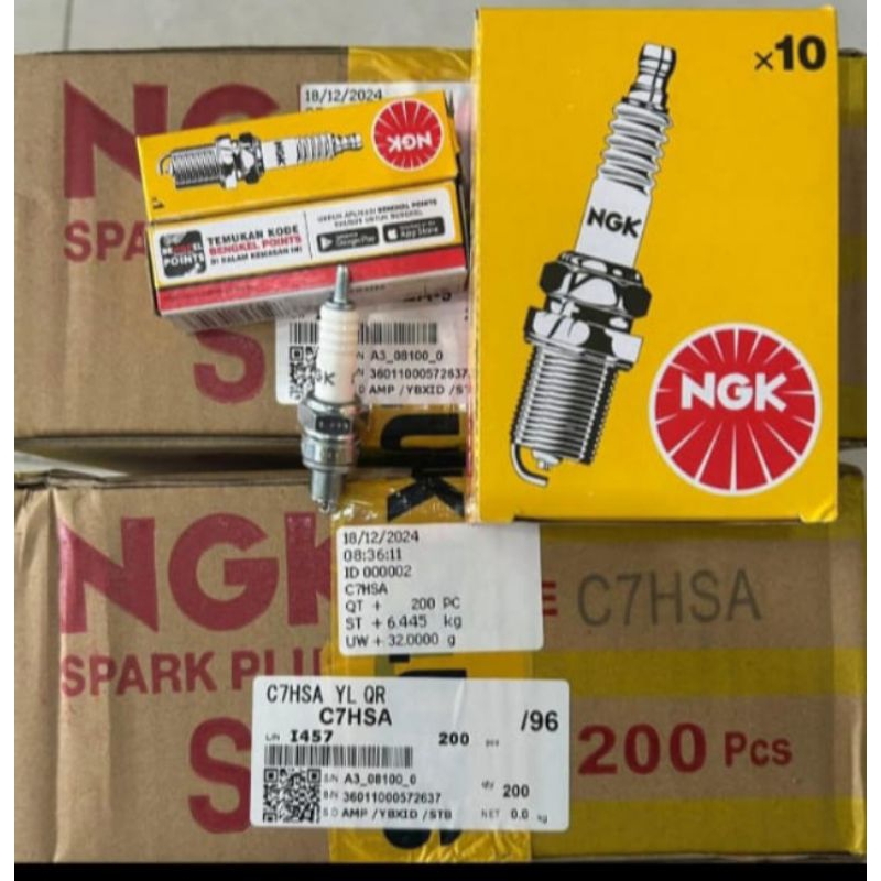 busi ngk C7hsa busi grand Supra Jupiter Miosoul Mio gt ori