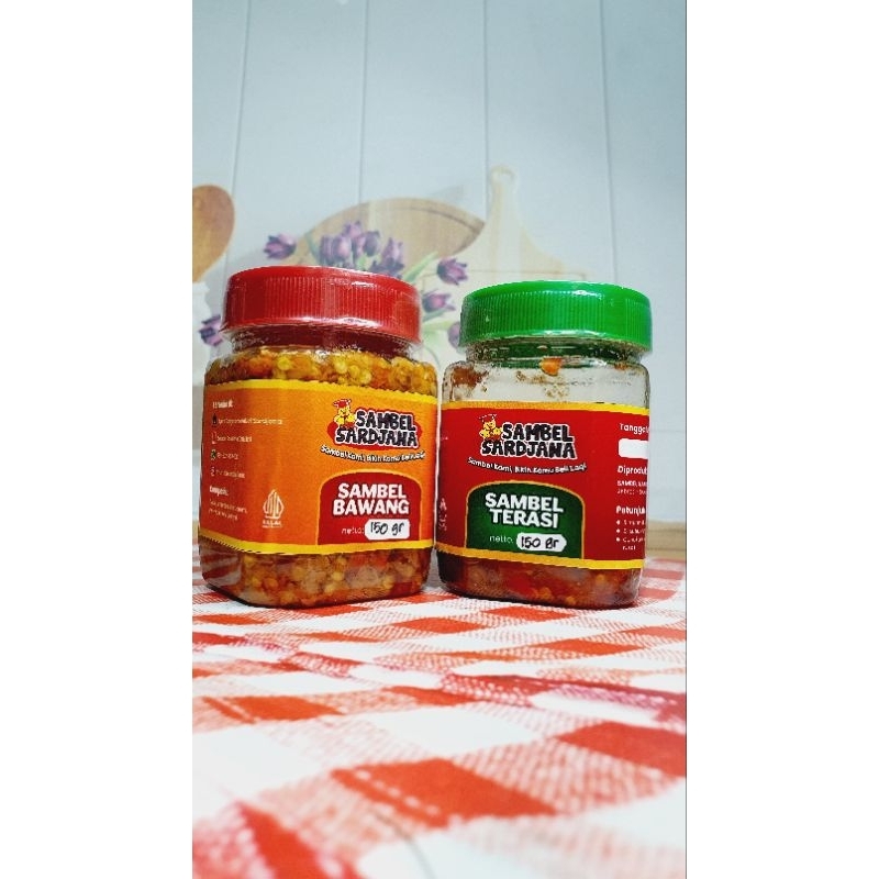 

Paket 2 BT ( Sambel Bawang + Sambel Terasi ) 150 gram