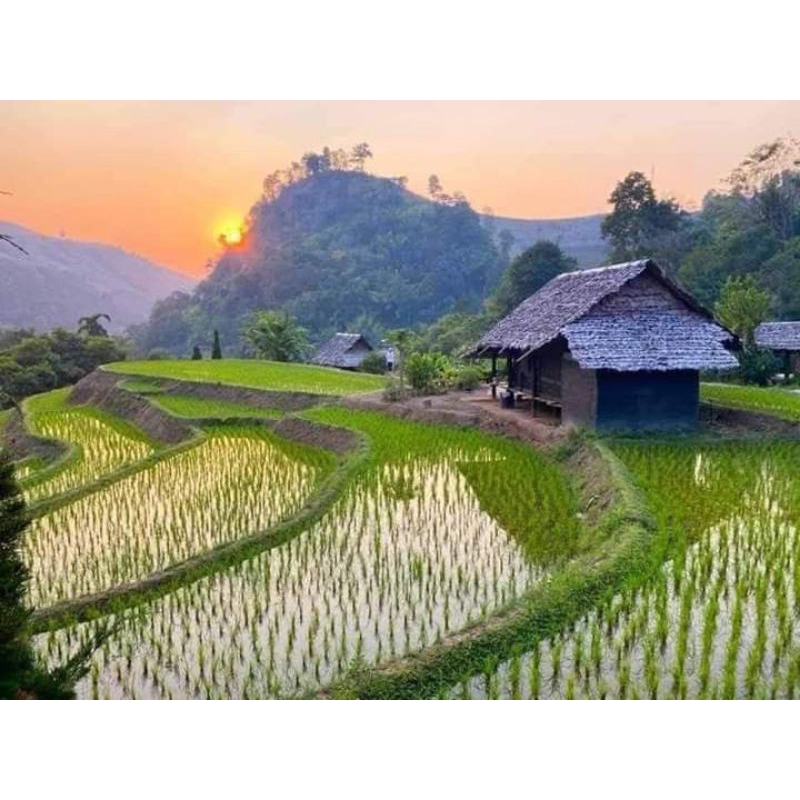 POSTER CETAK JUMBO, PEMANDANGAN ALAM, HIASAN DINDING, PEMANDANGAN ALAM, BISA COD