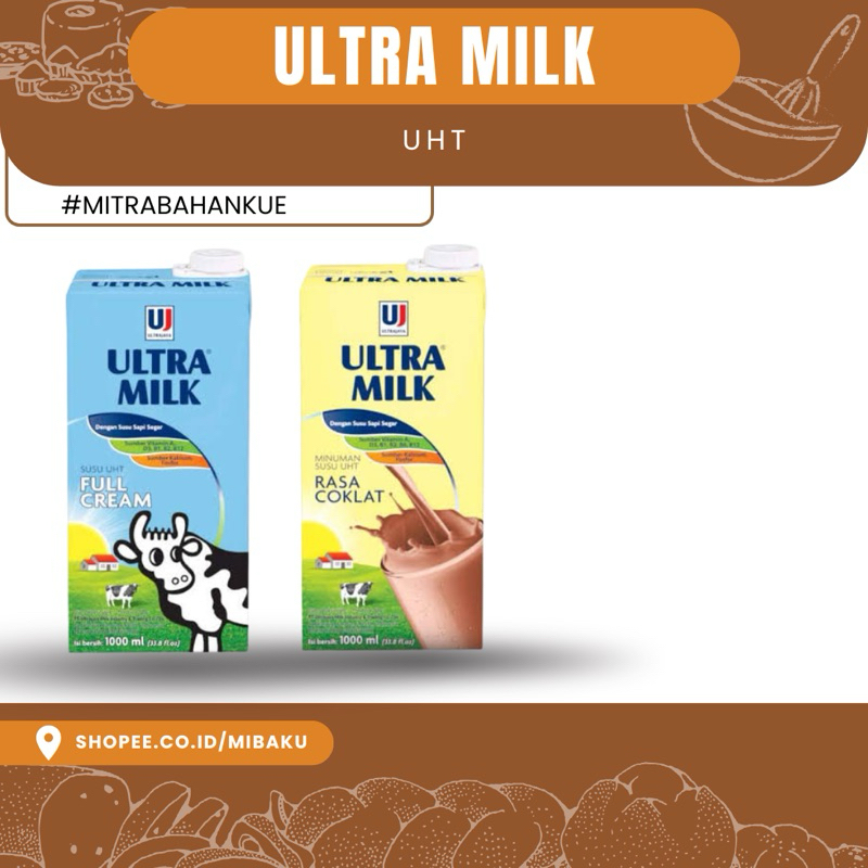 

ULTRA MILK / FULL CREAM / COKELAT / 1 LITER