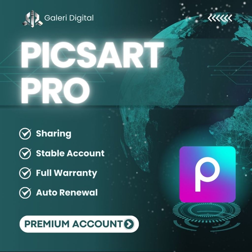 Picsart Premium | Picsart Pro | Full Garansi