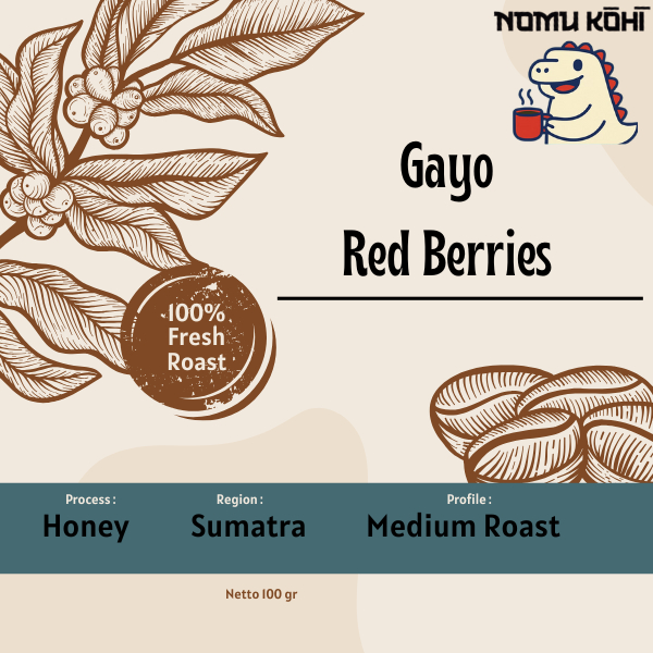 

NomuKohi-Gayo Red Berries Specialty Arabica Grade 1 Drip Bags