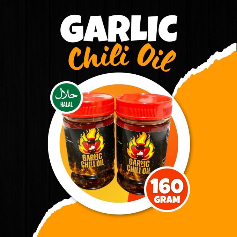 

GARLIC CHILI OIL 160GR PEDAS / 100% HALAL BY DAPUR AMELIA