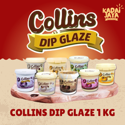 

Collins Dip Glaze Selai Topping Donat 1 Kg Semua Varian Ready