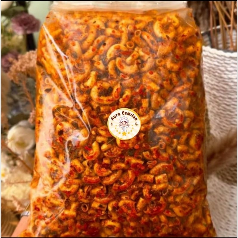 

150 GRAM MAKARONI BANTET PEDAS DAUN JERUK