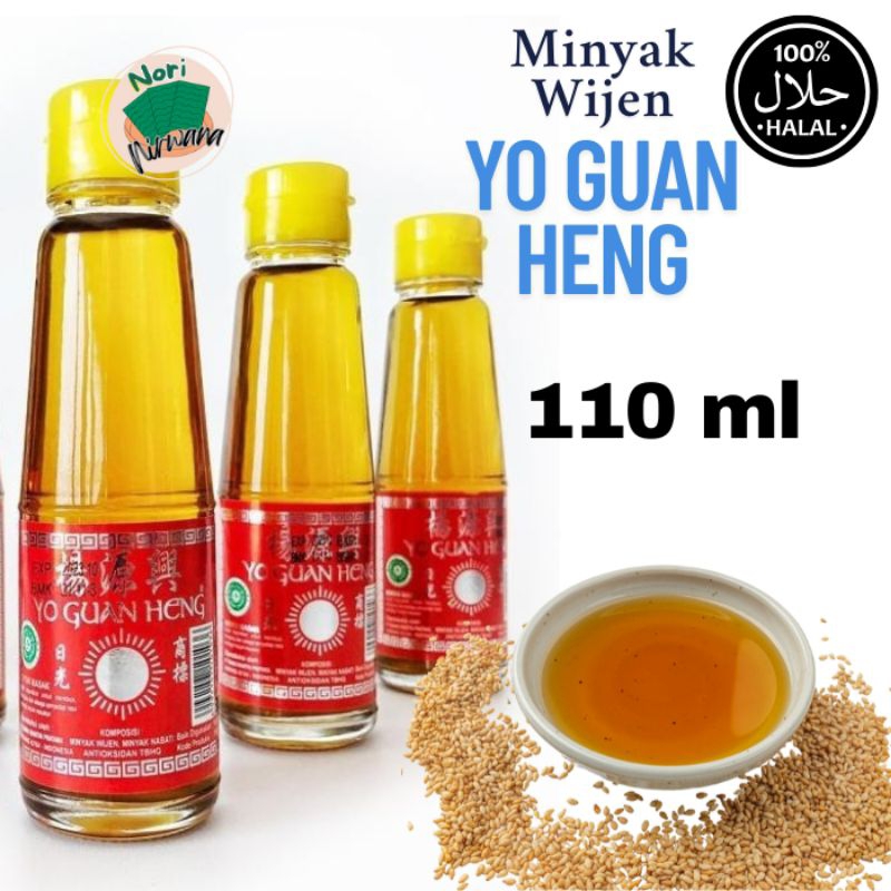

(HALAL) Minyak Wijen YO GUAN HENG, Minyak Matahari SESAME OIL 110ML