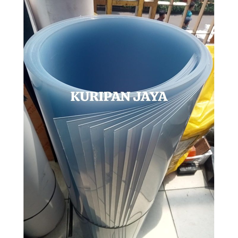 

Mika Pvc Sheet Lembaran Tebal 1mm x 100cm x 200cm / Mika Plastik Pvc