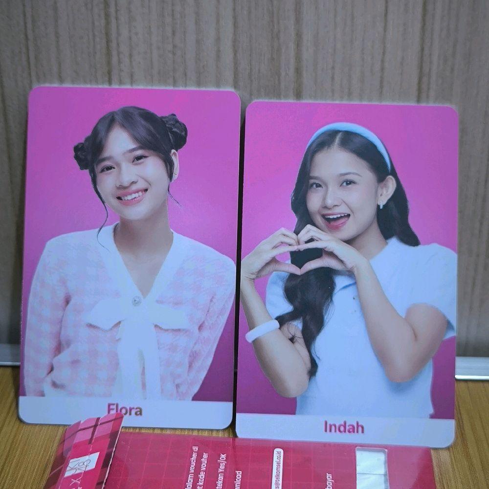 Photocard JKT48 x Telkomsel - Flora Indah
