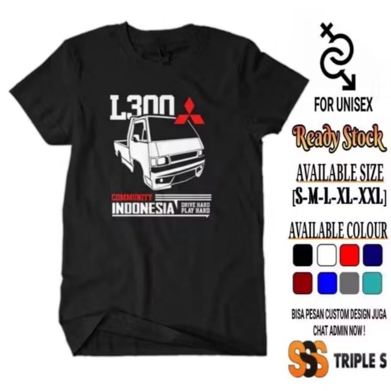 KAOS PICKUP L300 MITSUBISHI COMMUNITY INDONESIA//KAOS DRIVER PICKUP L300