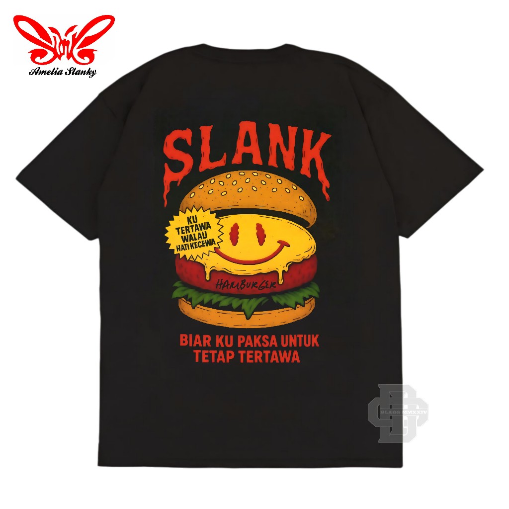 KAOS SLANK - HAMBURGER - KAOS SLANK DISTRO  - KAOS SLANK ORIGINAL POTLOT