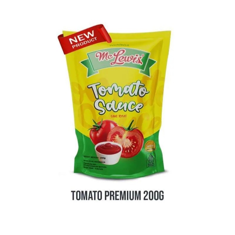 

Mclewis Tomato Sauce 200gr Mc Lewis Saus Tomat