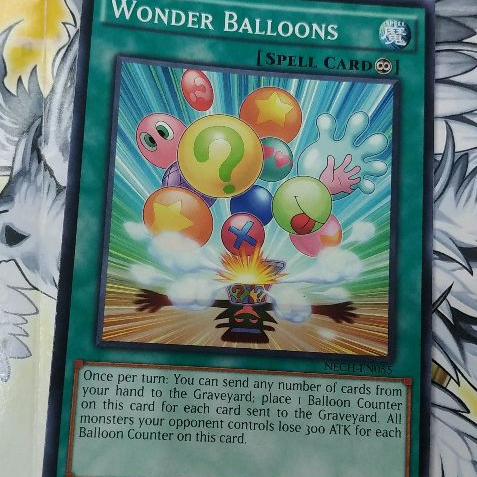 Wonder Balloons - NECH-EN055 - Common - YuGiOh TCG ORIGINAL