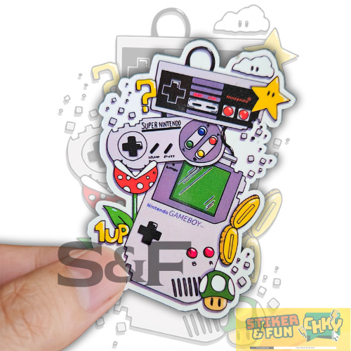 

Stiker Sticker Vinyl Laminasi GAME BOY RETRO