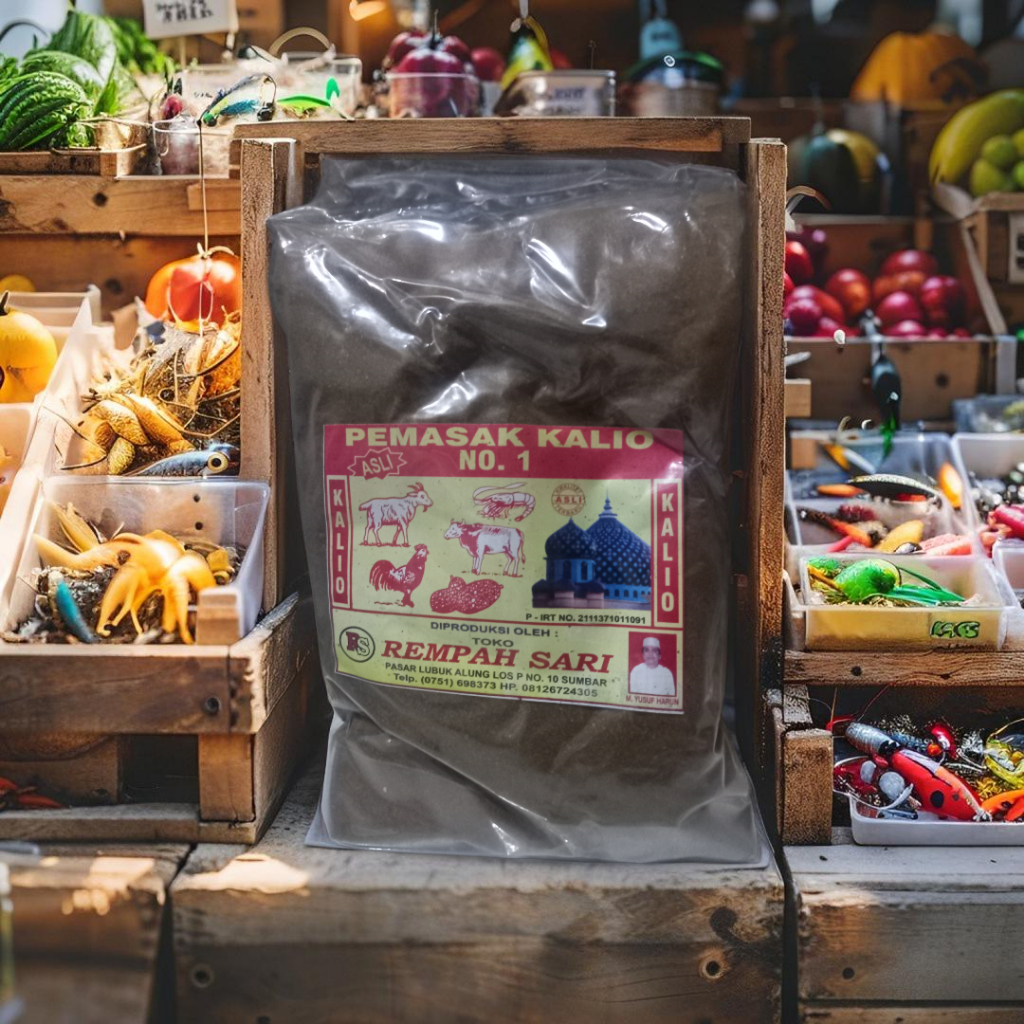 

Bumbu Kalio Gulai Daging Rempah Sari Asli Lubuk Alung Pariaman 1kg