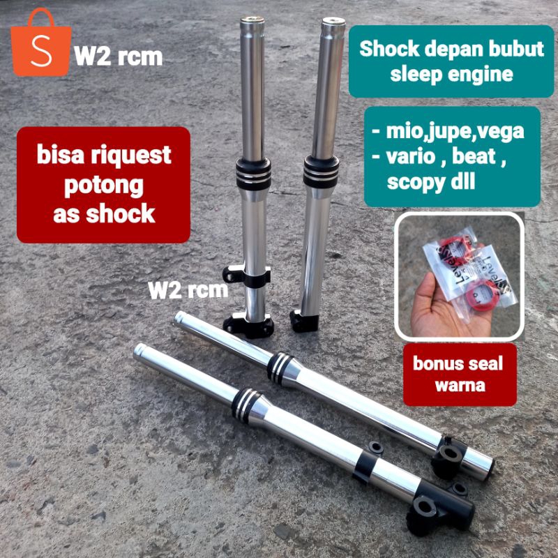 Shock depan balap sleep engine , drag , vega , jupiter , mio dll