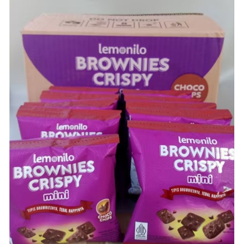 

Lemonilo brownies crispy per renceng isi 10 bungkus