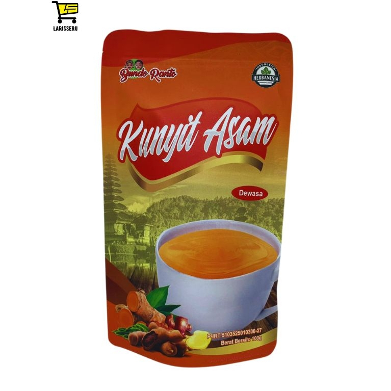 

BundoRanto Kunyit Asam Dewasa 100g - Minuman Tradisional Instan, Segar & Praktis, Rempah Nusantara
