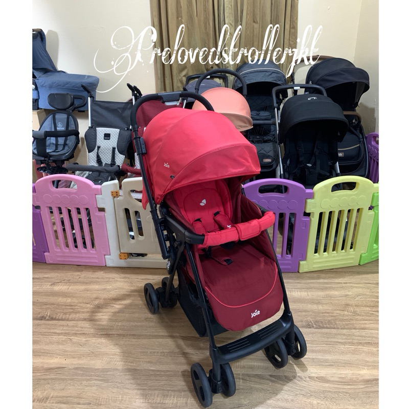 Stroller preloved Joie Mirrus red stroller preloved
