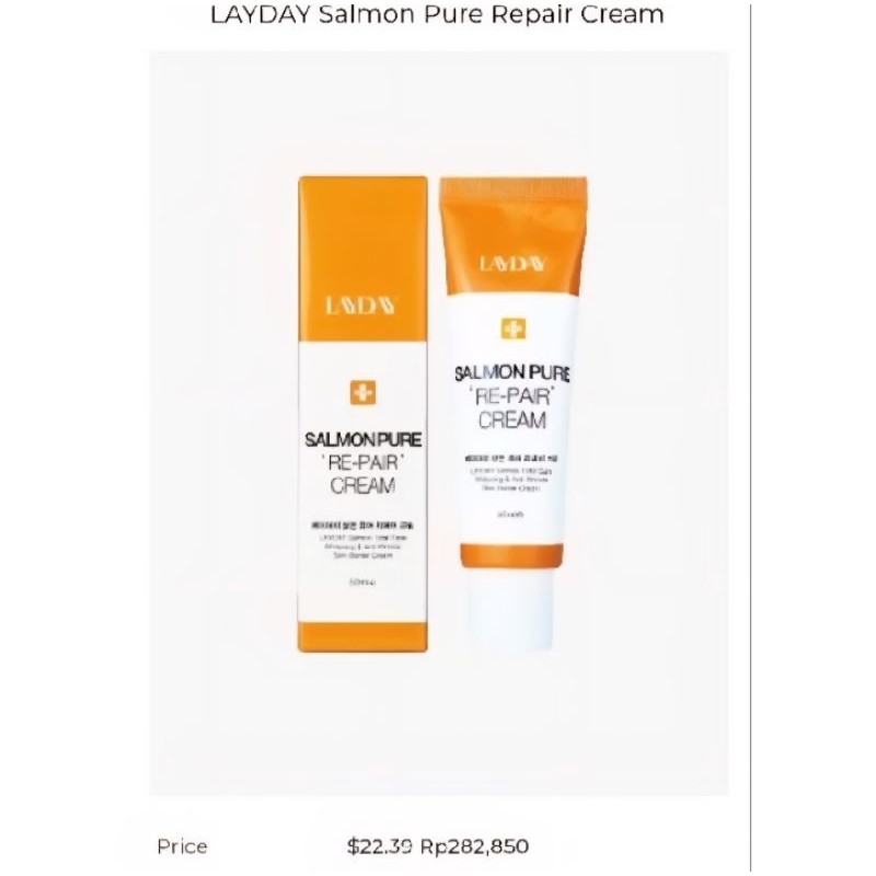 [READY STOCK]ANJO LAYDAY SALMON DNA REPAIR CREAM