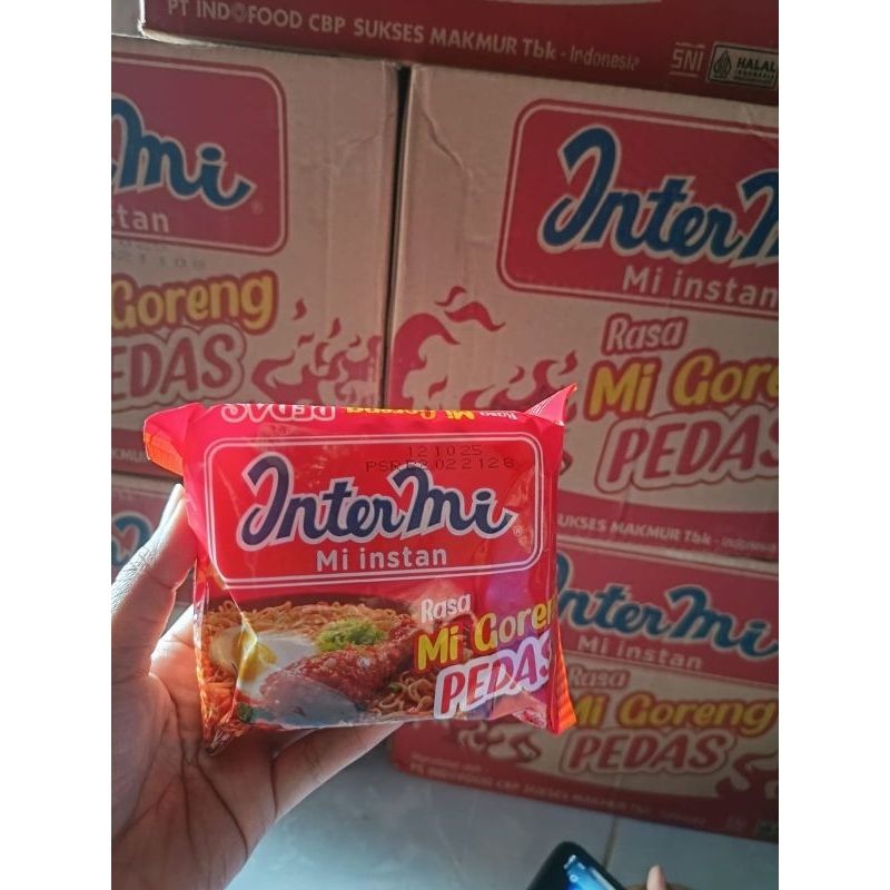 

[1 Dus isi 40 bungkus] Intermi Goreng Pedas / Intermie Goreng Pedas (1 KARDUS PER TRANSAKSI)