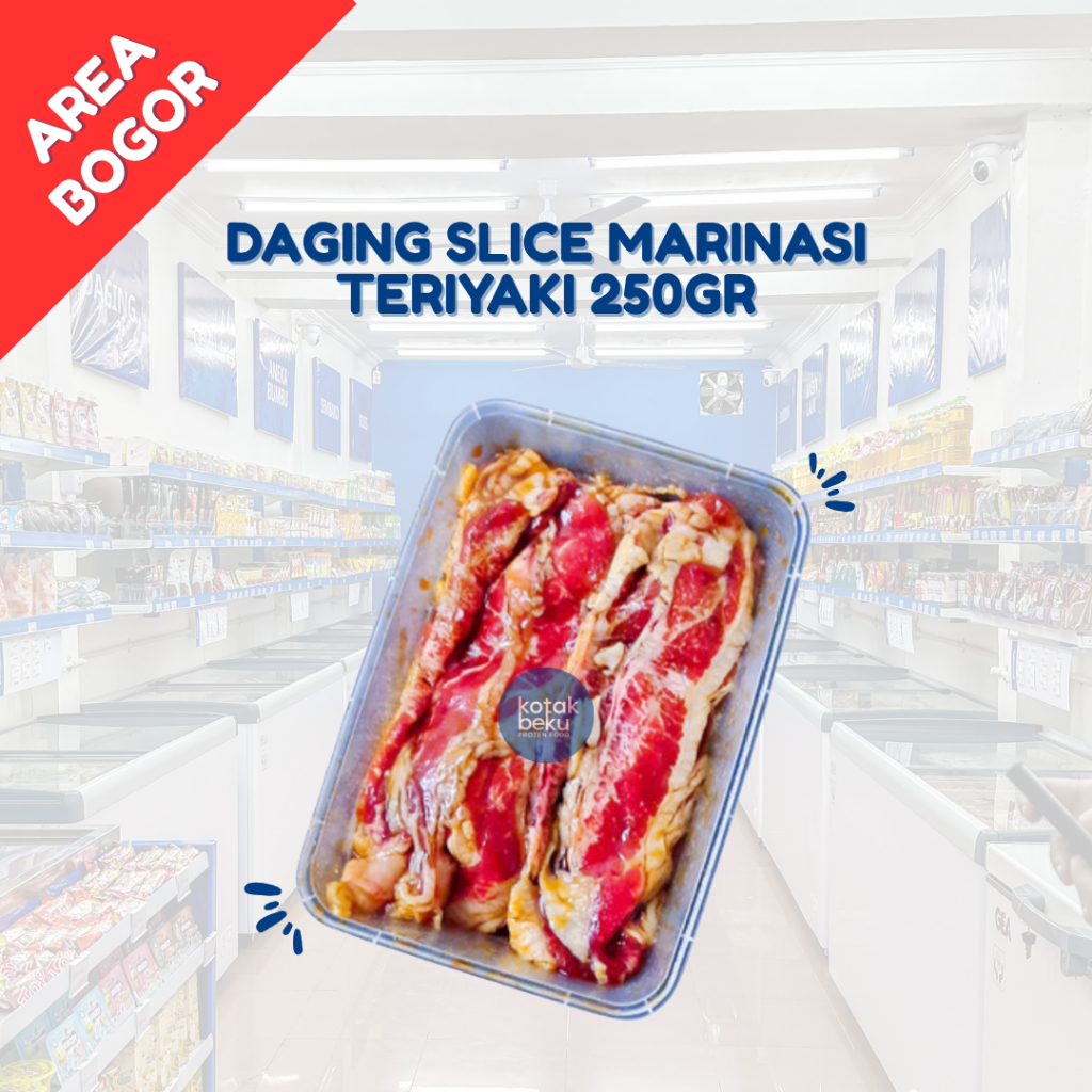 

DAGING SLICE MARINASI TERIYAKI 250GR