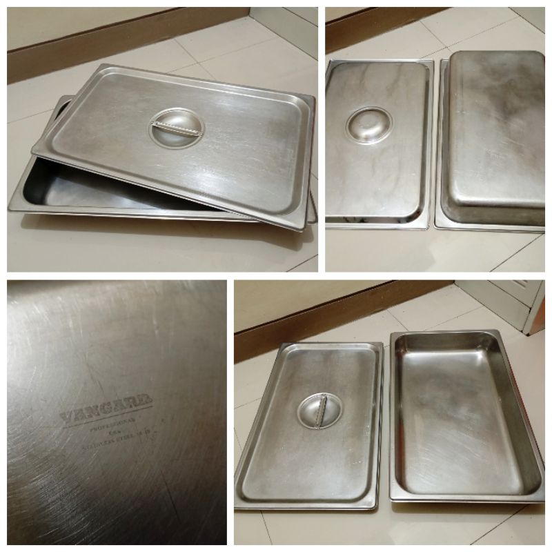 Food Pan Prasmanan Stainless Steel