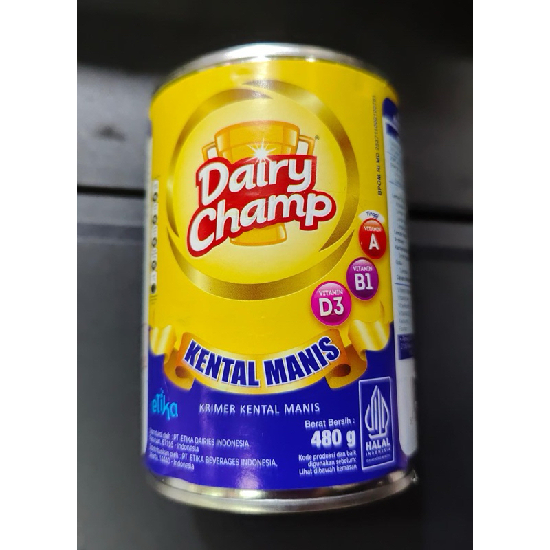 

Susu Kaleng Kental Manis Dairy Champ 480gr Halal