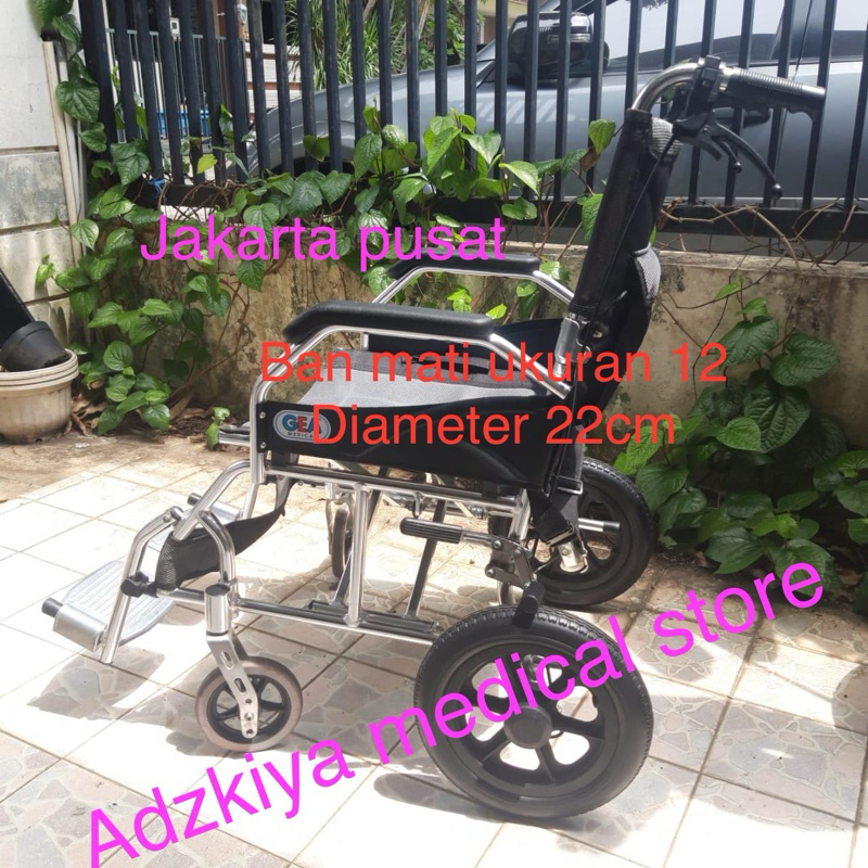 ban mati kursi roda ukuran 12