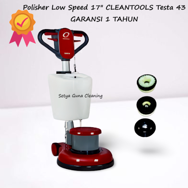 Polisher Low Speed 17" Cleantools Testa 43