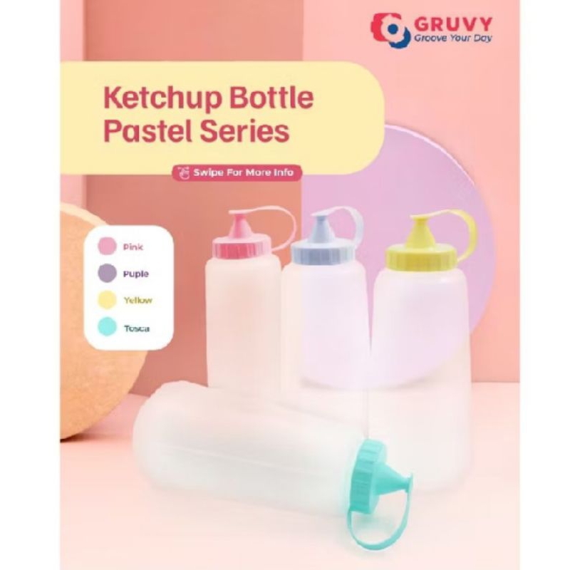 Botol Kecap Saos Plastik Refill Isi Ulang Botol Kecap Saos 500ml