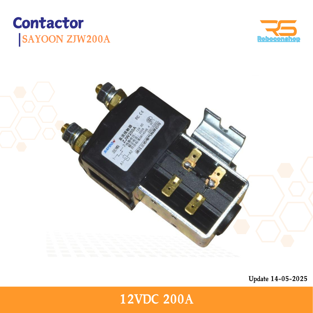 Kontaktor DC 12V 200A Model ZJW200A - SAYOON