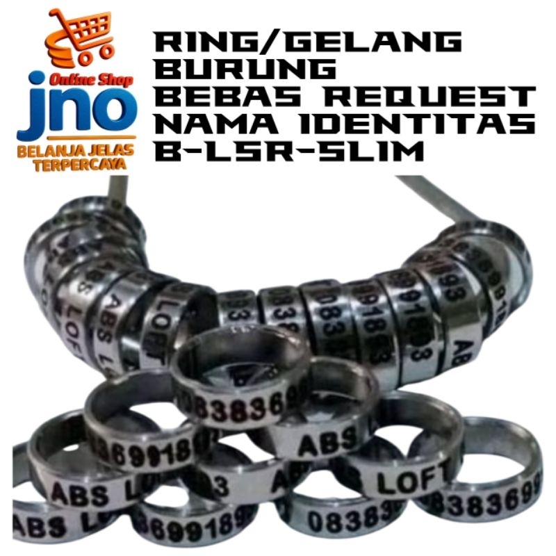 RING BURUNG BAJA LASER SLIM MERPATI