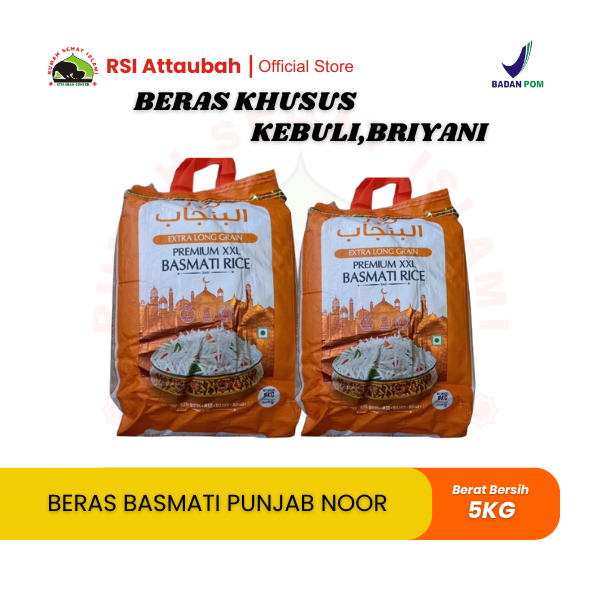 

Beras Basmati 5KG Punjab Noor India untuk Kebuli Briyani