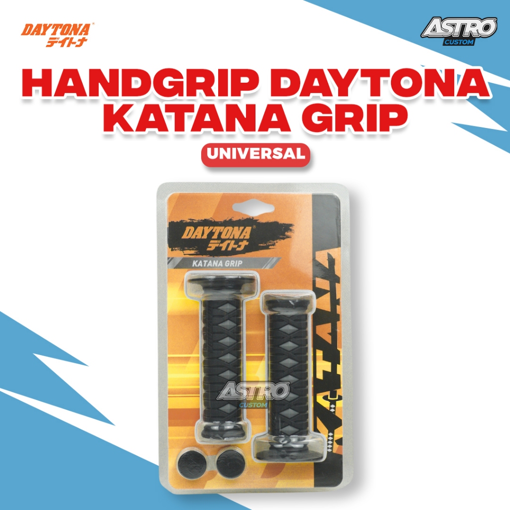 Handgrip Daytona KATANA Vario 125 150 PCX ADV 160 Beat Fi Scoopy Fi ESP Grey Black  Universal Matic