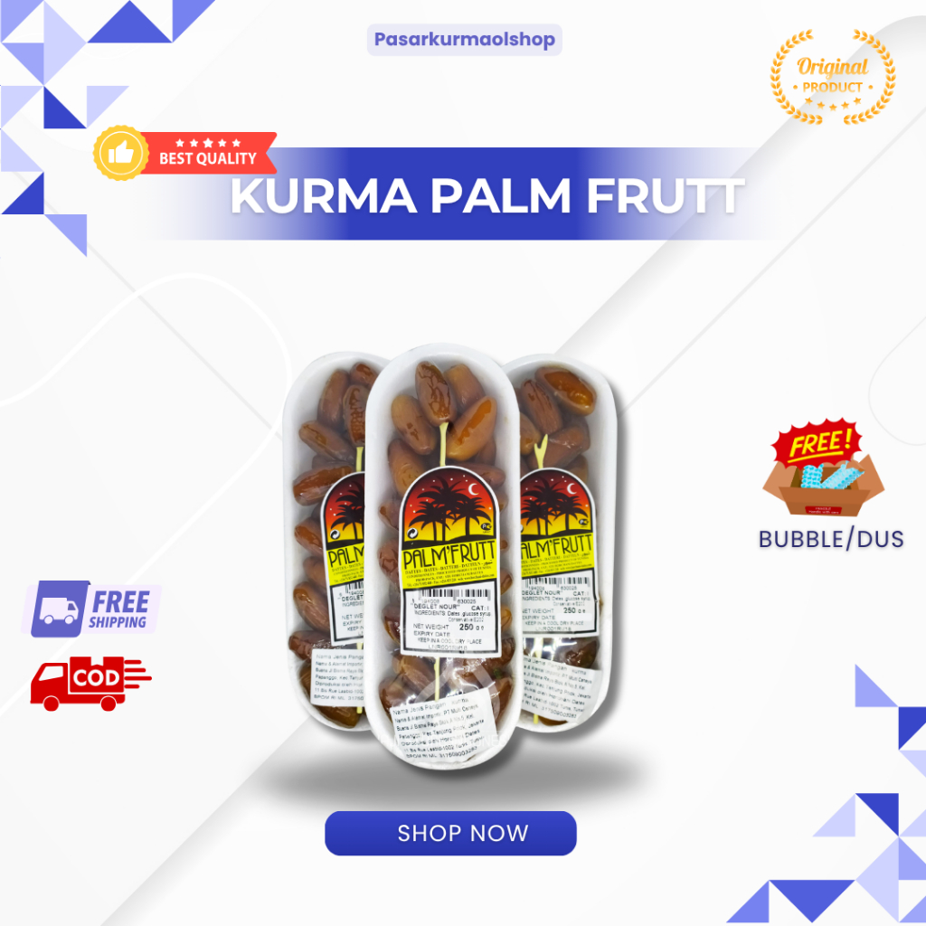 

Kurma Palm Fruit 250 gr - Kurma Premium Manis Legit