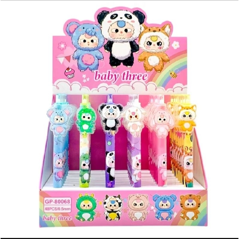 

PENA GEL BABY THREE 6PCS