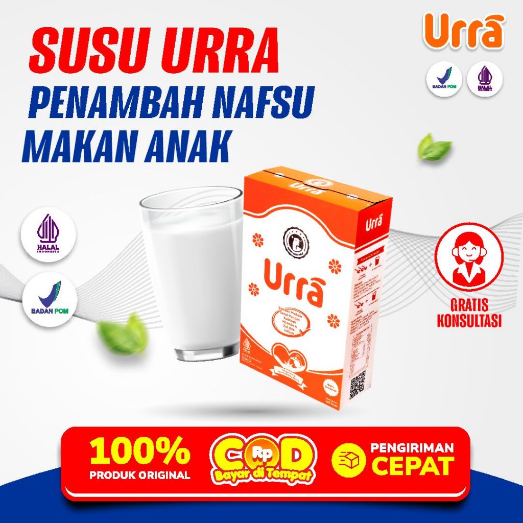 

Susu Urra Original 1 Box - Membantu Meningkatkan Nafsu Makan dan Berat Badan Anak