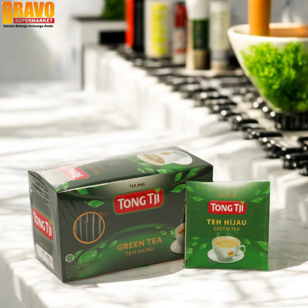 

Bravo Bojonegoro - Tong Tji Green Tea, Teh Hijau 25s ( Tea Bag/ Teh Celup dgn Amplop )