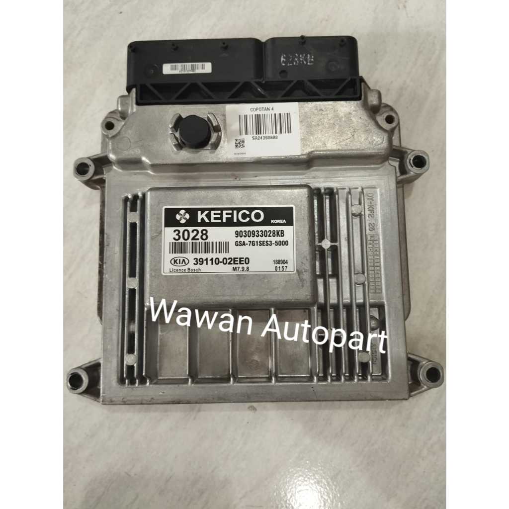 ECU KIA PICANTO COSMO MANUAL Kode KEFICO 3028 Serial number 39110-02EE0 COPOTAN ORI