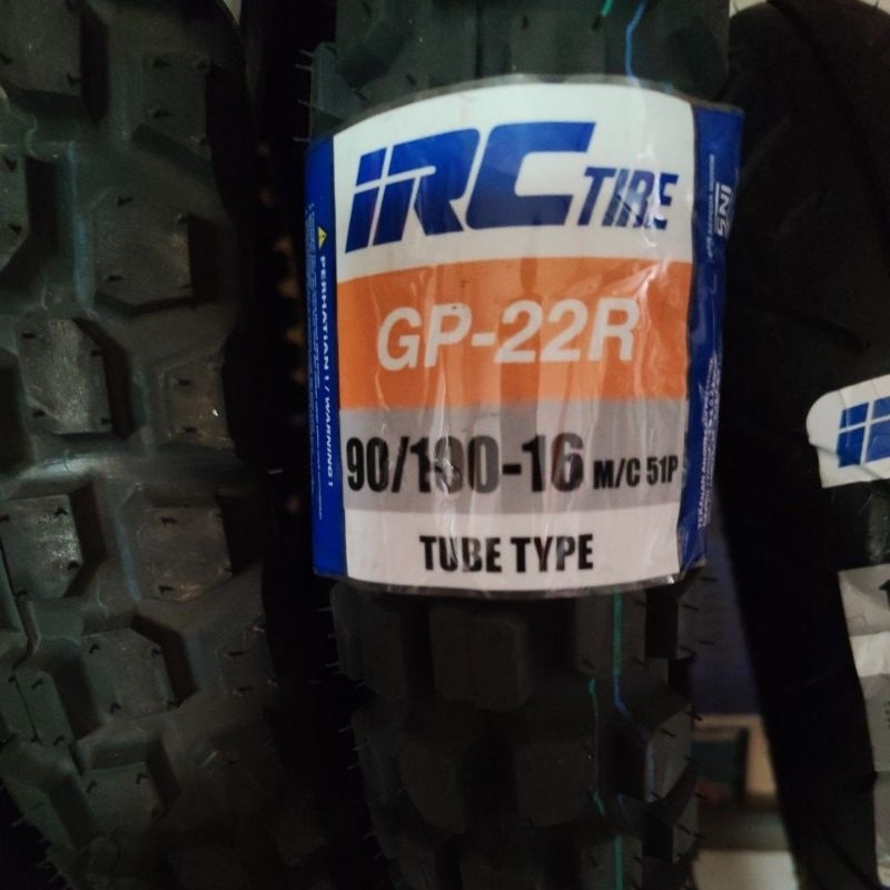 ban luar IRC 90/100-16 gp22r KLX belakang ring 16