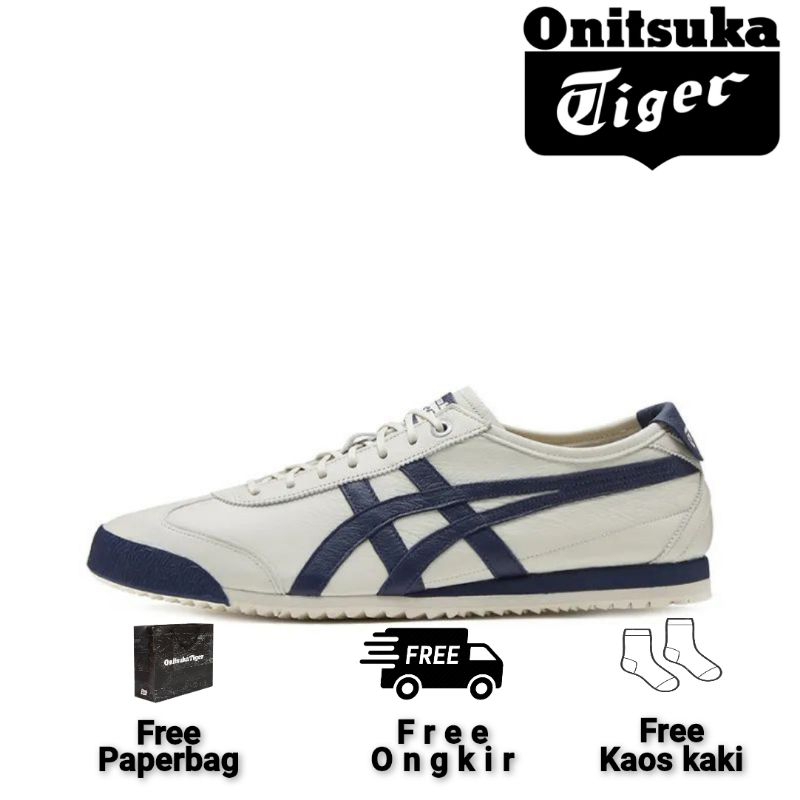 SEPATU ONITSUKA TIGER MEXICO 66 SD CREAM NAVY "VIETNAM"