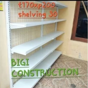 rak minimarket Indomaret reconditioned toko warung kelontong besi etalase ruko