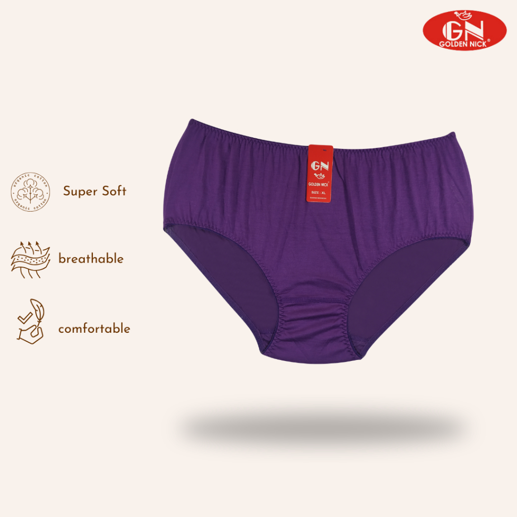 Golden Nick - ( ISI 3 )  Celana Dalam Zig-Zag Cd 382 Karet Zig-Zag Cd Katun Polyester COD Jakarta